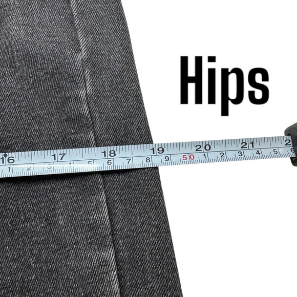 Cotton On 91 High 90s Mom Jeans US Size 6 Faded Black Gray Distressed High Waist - Picture 9 of 11